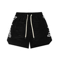 Classic embroidered logo letter shorts, perfect for summer, high-street Short