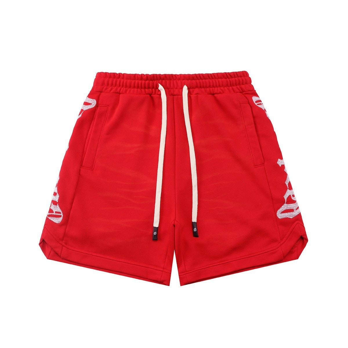Classic embroidered logo letter shorts, perfect for summer, high-street Short