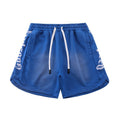 Classic embroidered logo letter shorts, perfect for summer, high-street Short